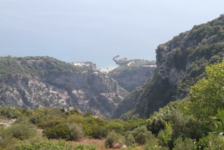 Paysage en allant vers le mont Plion