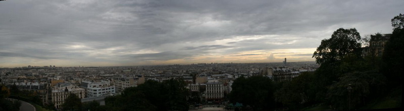 Panorama de Paris depuis le Sacr Coeur